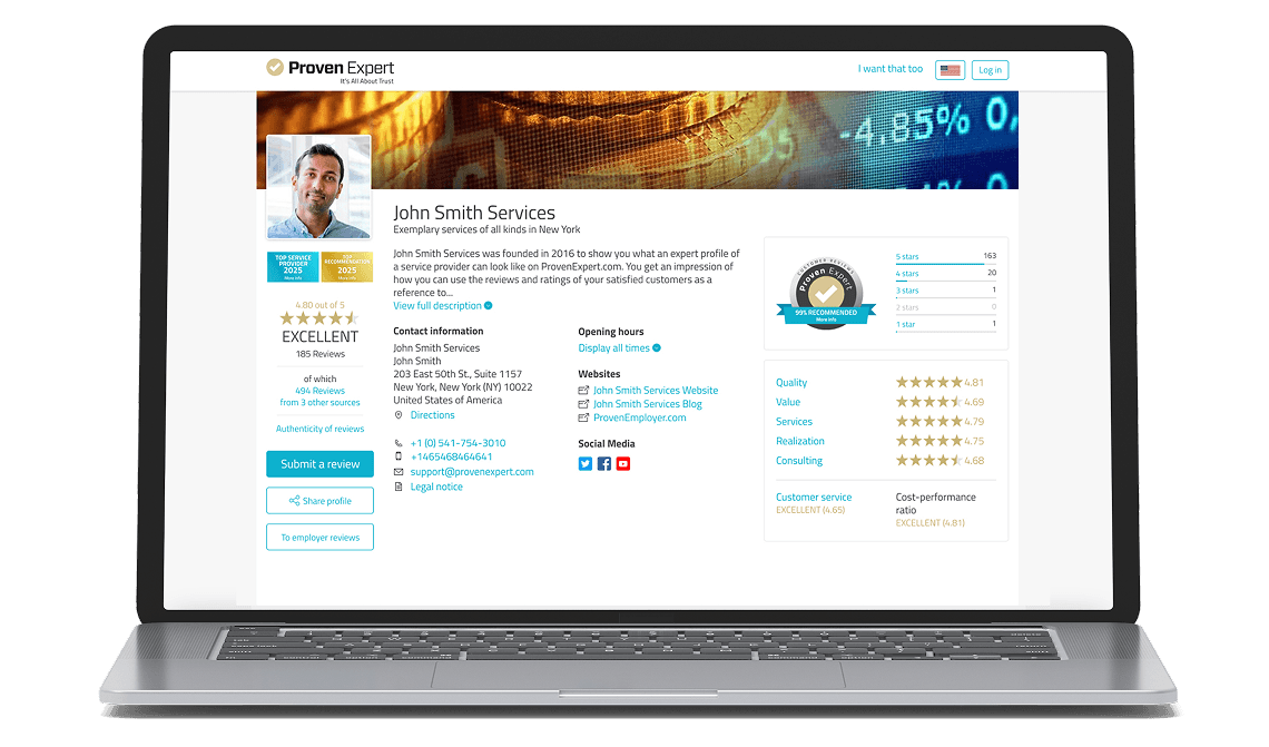 Top rated service providers