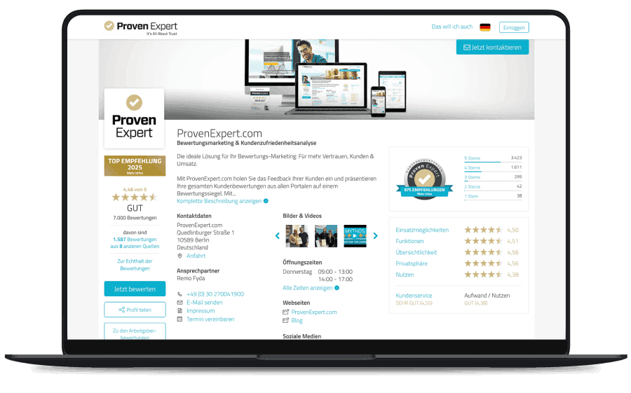 ProvenExpert.com Profil