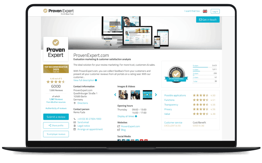 ProvenExpert.com profile