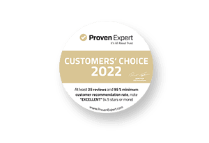 CUSTOMERS' CHOICE sticker