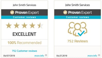 ProvenExpert profile rating seal