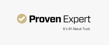 ProvenExpert logo with claim — black font